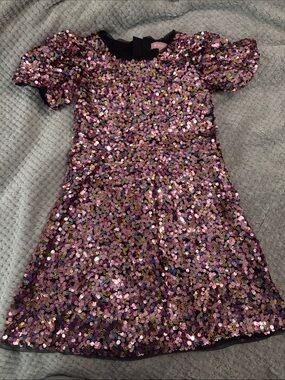 BCBG Girls Pink Sequin Party Dress